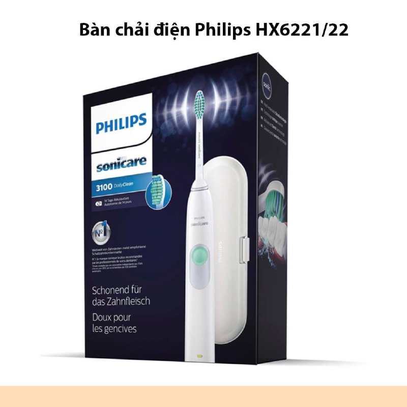 Bàn chải đánh răng điện PHILIPS HX6221/22